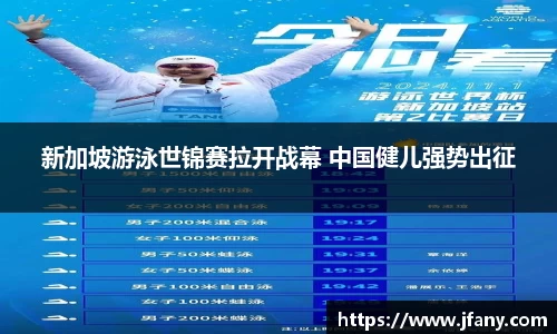 新加坡游泳世锦赛拉开战幕 中国健儿强势出征